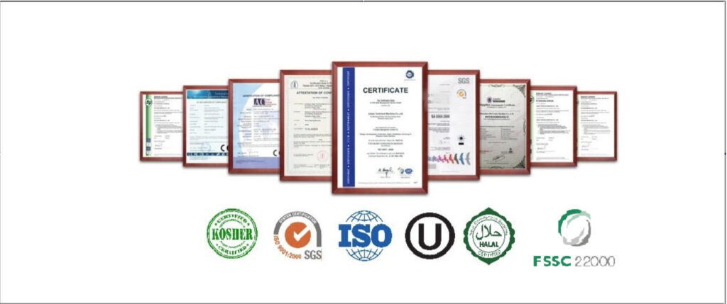 Certificates of Tapioca Starch