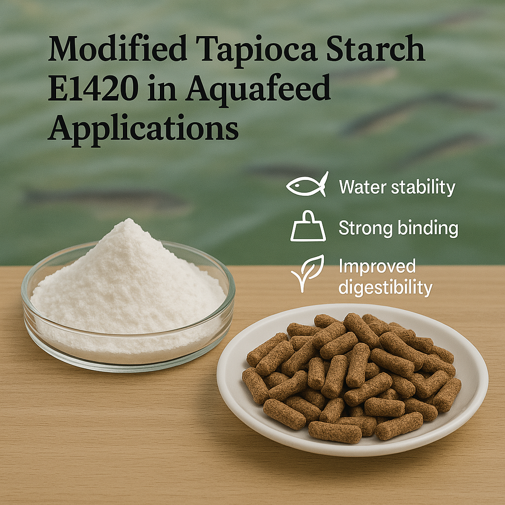 Acetylated Tapioca Starch E1420 in Aqua Feed