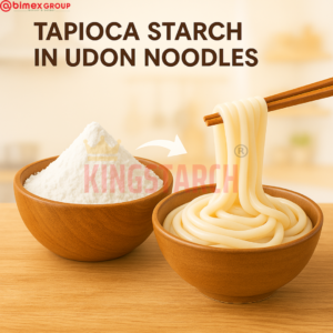 Udon noodles with modified starch E1422